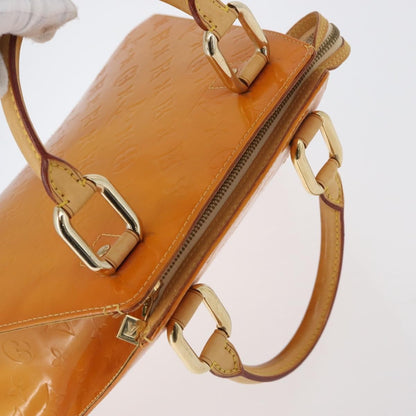 Louis Vuitton LOUIS VUITTON Monogram Vernis Forsyth Hand Bag Jaune M91112 LV Authentic mr2024