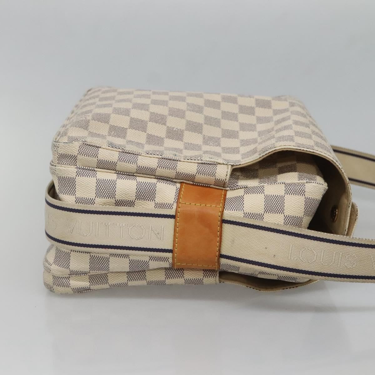 Louis Vuitton LOUIS VUITTON Damier Azur Naviglio Shoulder Bag N51189 LV Authentic 128957