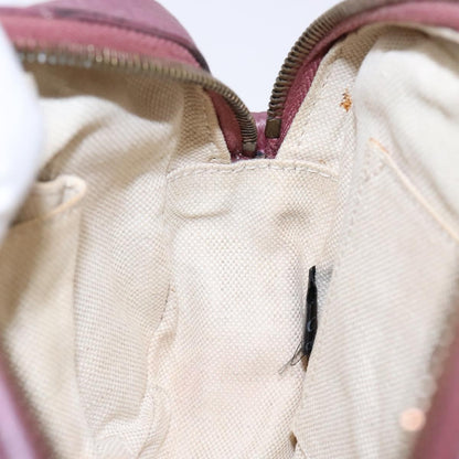 Gucci GUCCI Micro GG Canvas Guccissima Bag Leather Pink Gold 309538 Authentic sw1136