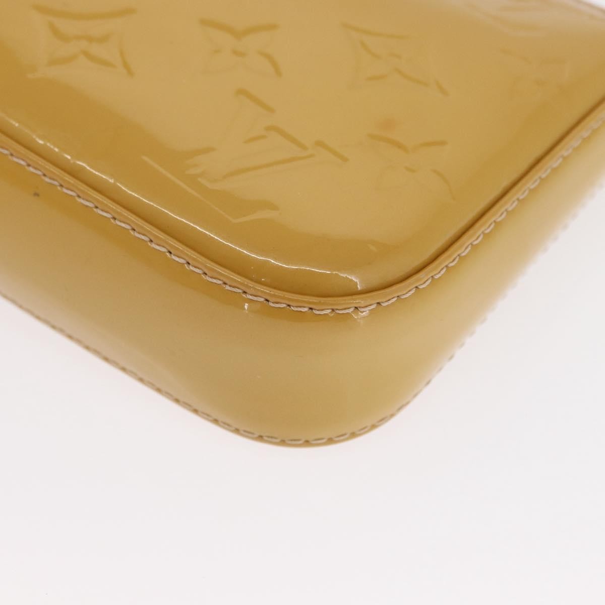 Louis Vuitton LOUIS VUITTON Vernis Pochette Accessoires Accessory Pouch Citrin LV Authentic 161520 Bag