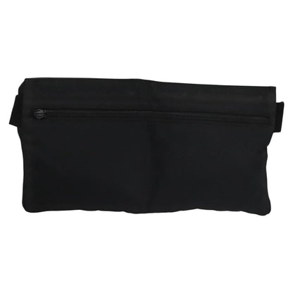 Gucci GUCCI Waist bag Nylon Black Silver 28566 Authentic IN054