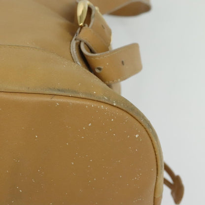 Gucci GUCCI Bamboo Backpack Leather Beige Gold 003 2855 0043 0 Authentic bs26085 Bag
