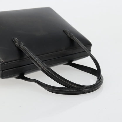Loewe LOEWE Hand Bag Leather Black Gold Authentic bs34657