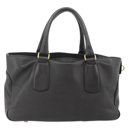 Celine CELINE New Boogie Bag Hand Bag Leather Brown Gold Authentic 179282A