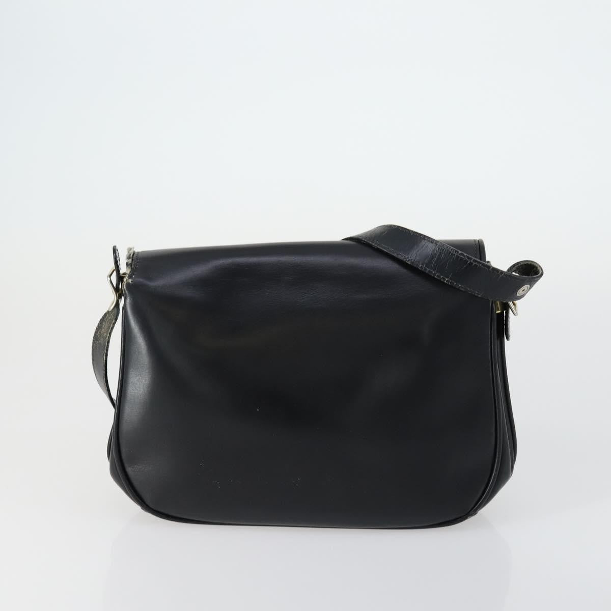 Gucci GUCCI GG Canvas Shoulder Bag Leather 6 Set Beige Black Navy Authentic fm4975