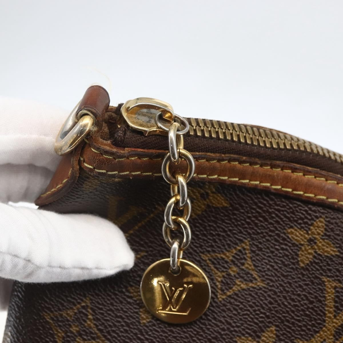 Louis Vuitton LOUIS VUITTON Monogram Palermo GM Tote Bag M40146 LV Authentic bs31768