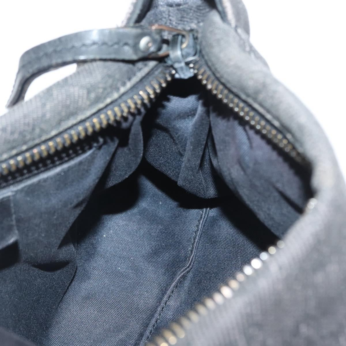 Gucci GUCCI GG Canvas Shoulder Bag Black 101333 Authentic 173490