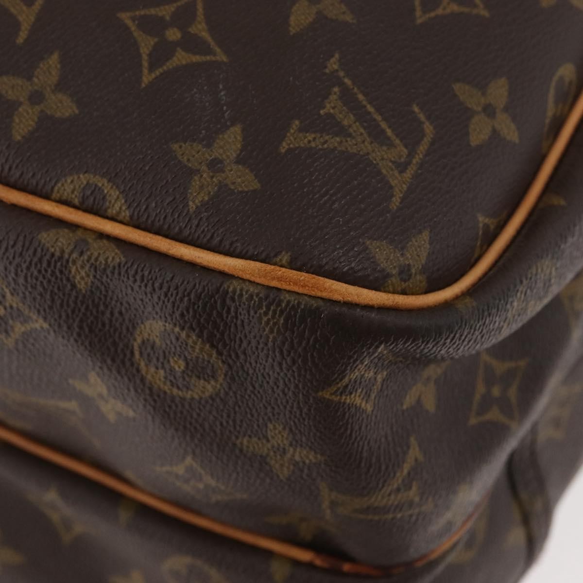 Louis Vuitton LOUIS VUITTON Monogram Alize 24H Boston Bag M41399 LV Authentic 142638