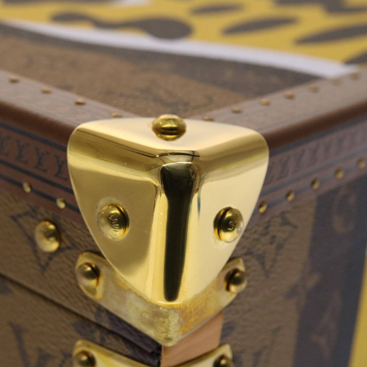 Louis Vuitton LOUIS VUITTON Monogram Stripe Cotteville 40 Trunk HUMAN MADE M20464 Authentic 48522S Bag
