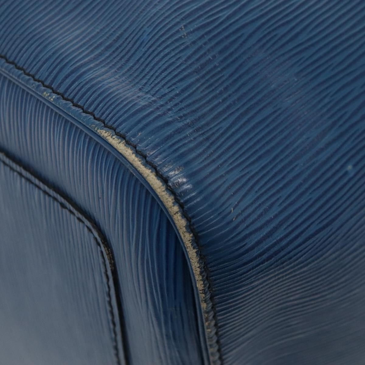 Louis Vuitton LOUIS VUITTON Epi Keepall 55 Boston Bag Toledo Blue M42955 LV Authentic EC290