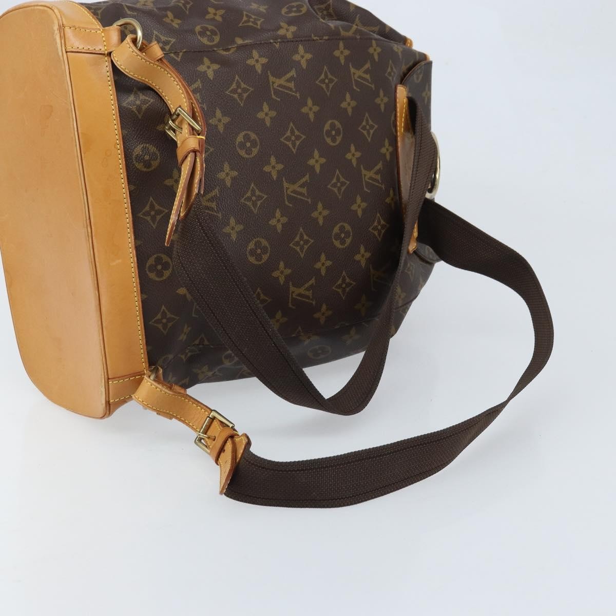 Louis Vuitton LOUIS VUITTON Monogram Montsouris GM Backpack M51135 LV Authentic ARZ520A Bag