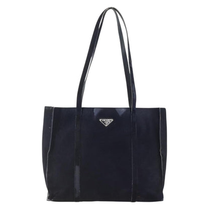 Prada PRADA Tote Bag Harako leather Navy Authentic 167194