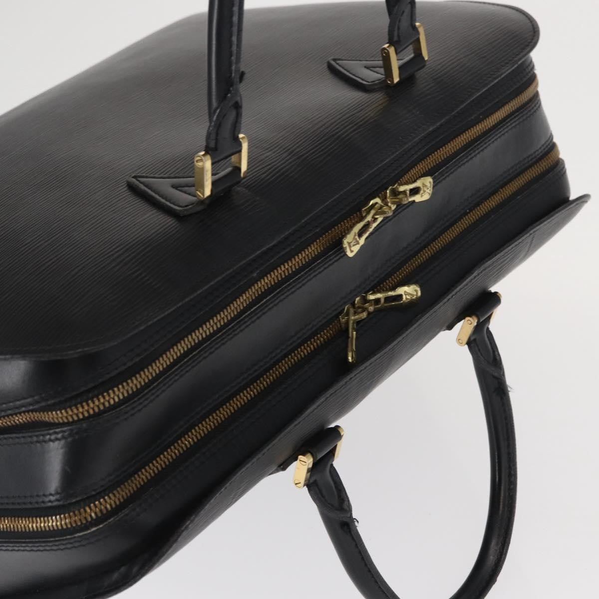Louis Vuitton LOUIS VUITTON Epi Sorbonne Business Bag Black M54512 LV Authentic 159371