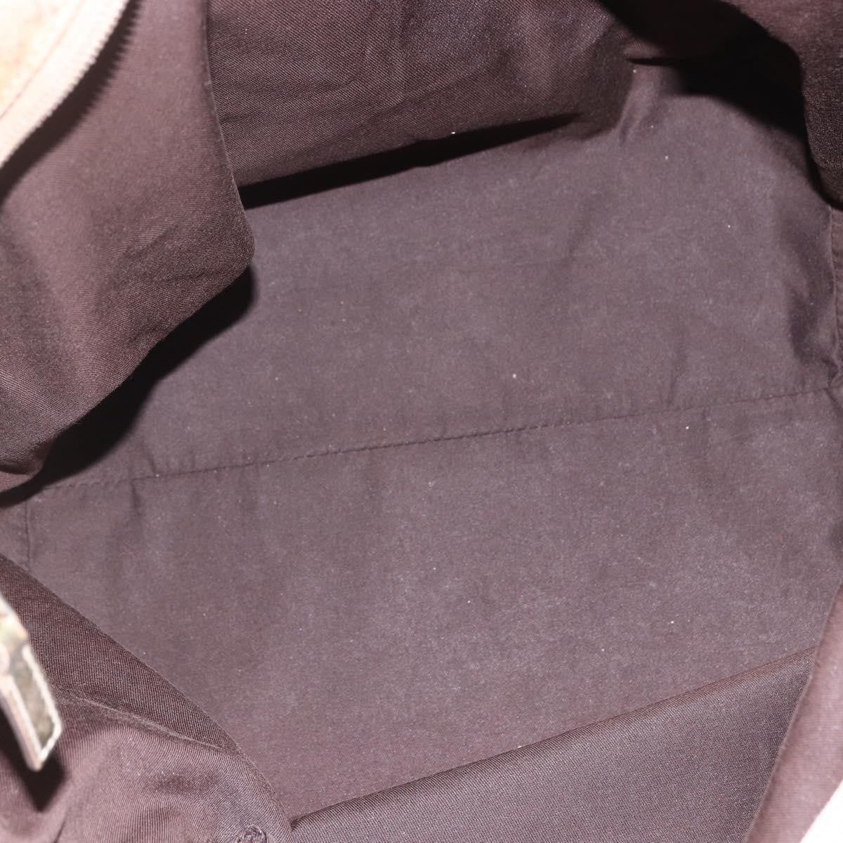 Gucci GUCCI GG Canvas Sherry Line Tote Bag Beige Pink 131231 Authentic 153359