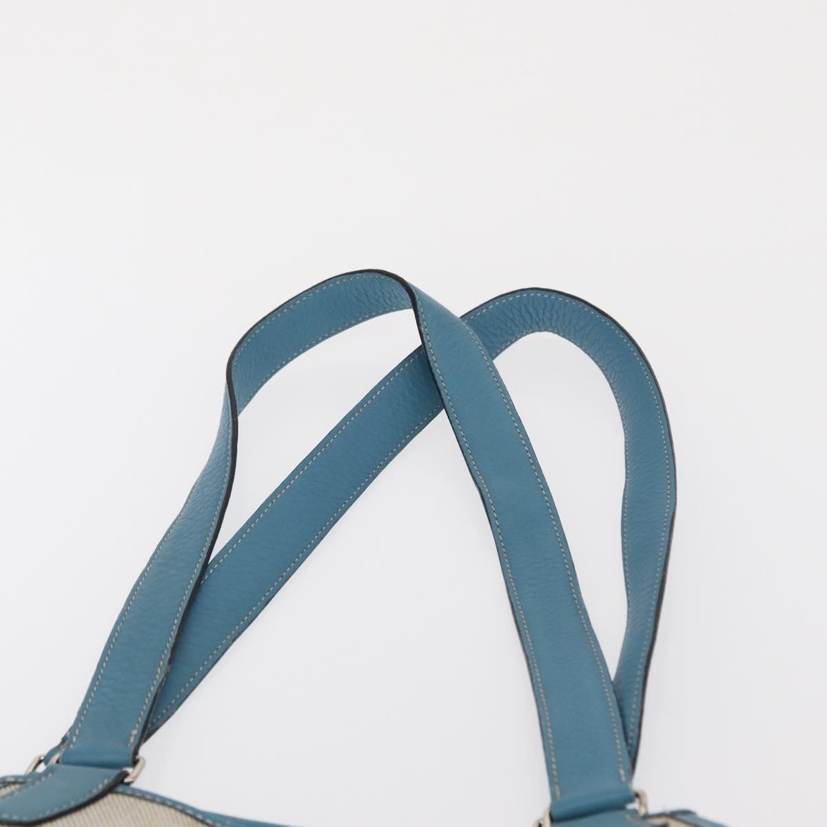 Hermès Hermès HERMES Tote Bag Canvas Gray Silver Authentic ep12780
