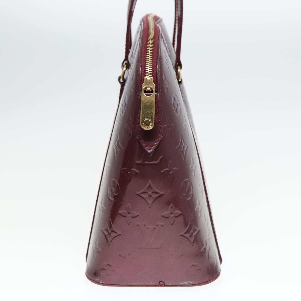 Louis Vuitton LOUIS VUITTON Monogram Vernis Avalon zip Hand Bag Amarante M91594 LV Authentic mr482