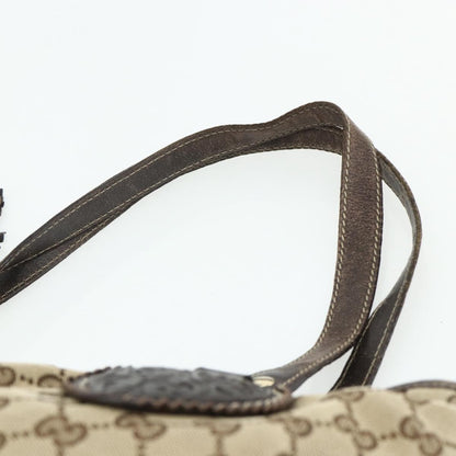 Gucci GUCCI GG Canvas Histeria Tote Bag Beige Gold 211954 Authentic 175958