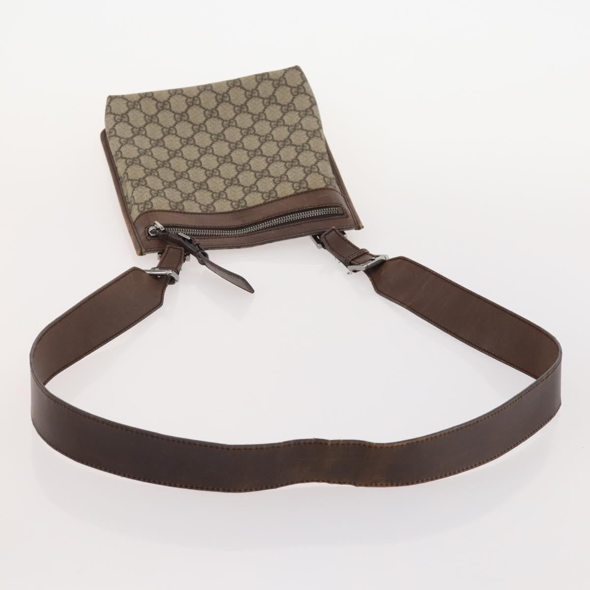 Gucci GUCCI GG Canvas Shoulder Bag 4 Set Black Beige Authentic 178854