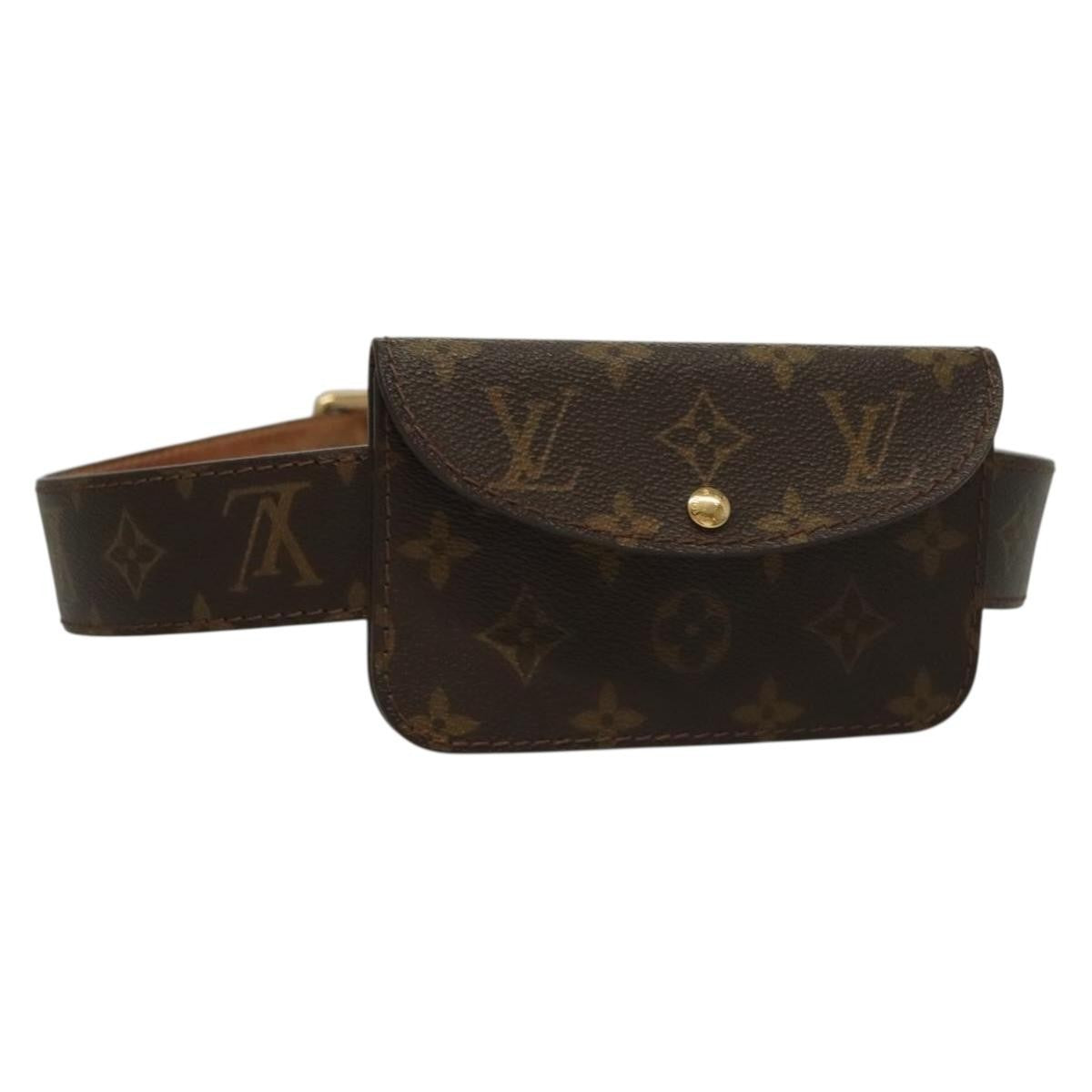 Louis Vuitton LOUIS VUITTON Monogram Ceinture Pochette Solo Waist bag M6948W LV Authentic ki5888