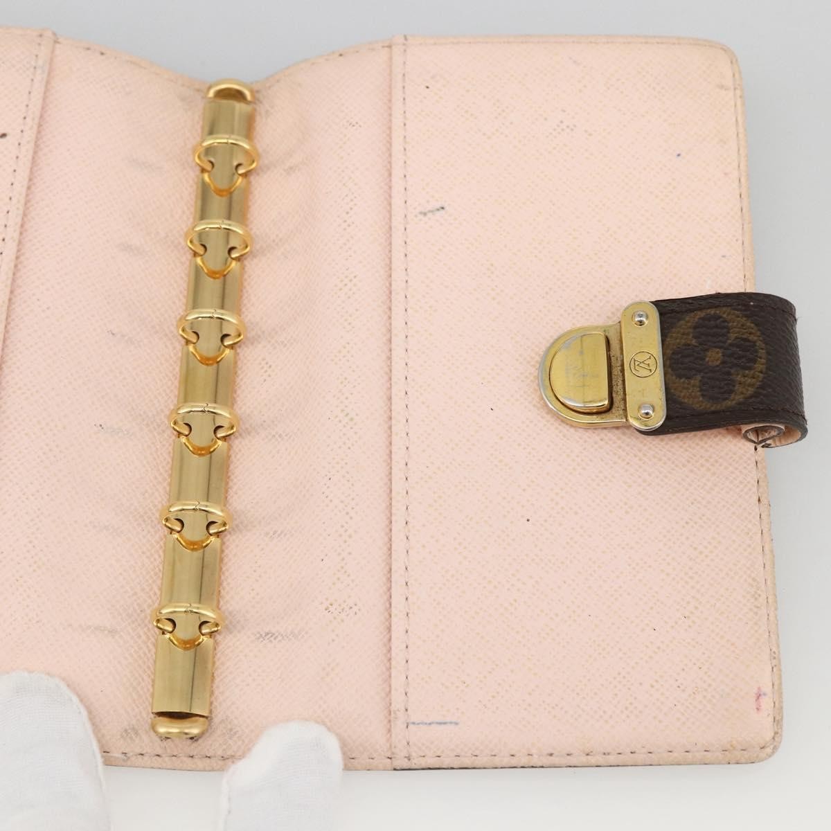 Louis Vuitton LOUIS VUITTON Monogram Agenda Koala PM Day Planner Cover Pink R21013 Authentic LNZ435 Bag