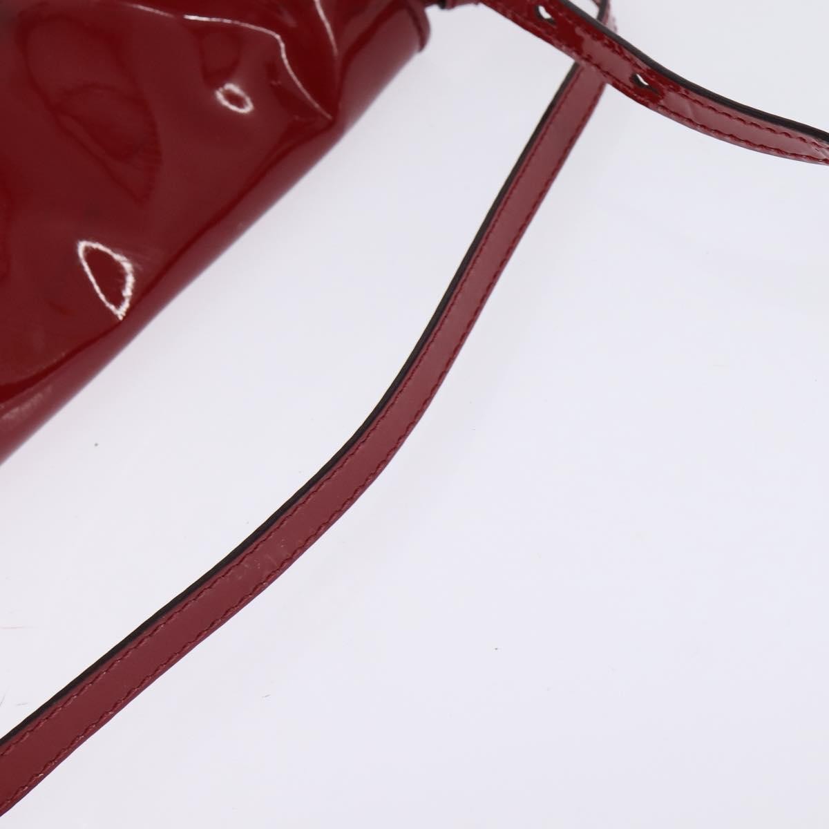 Chloé Chloé Chloe 2way Pouch Enamel Red Gold Authentic bs29581 Bag
