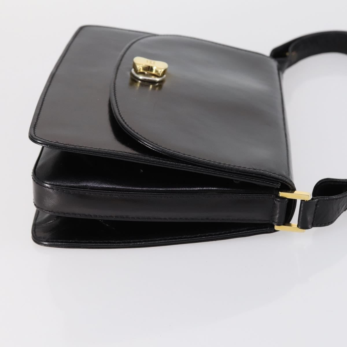 BALLY BALLY Shoulder Bag Leather 3 Set Brown Black Authentic BA4817