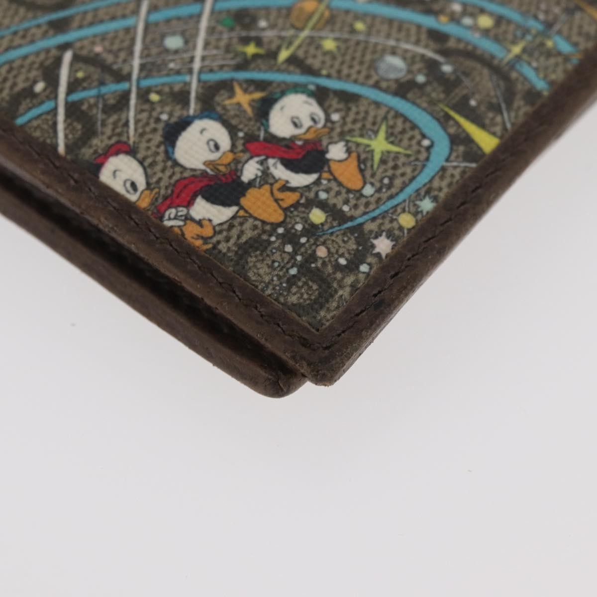 Gucci GUCCI Disney Collaboration Donald GG Supreme Wallet PVC 647937 Authentic YKZ1064M Bag