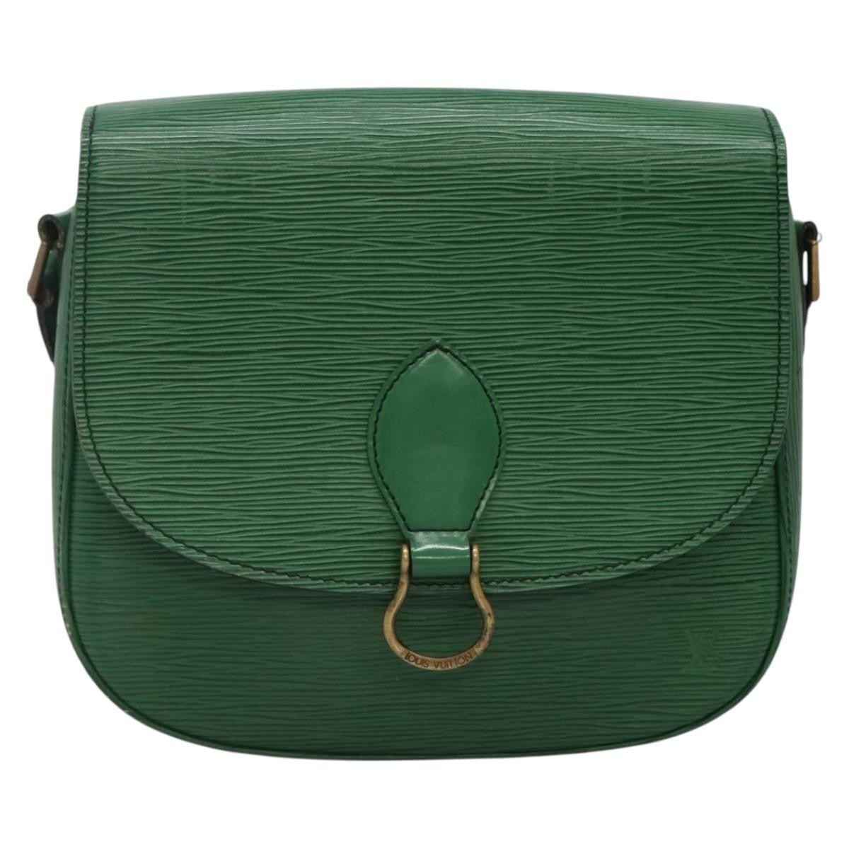 Louis Vuitton LOUIS VUITTON Epi Saint Cloud GM Shoulder Bag Green M52194 LV Authentic bs28126