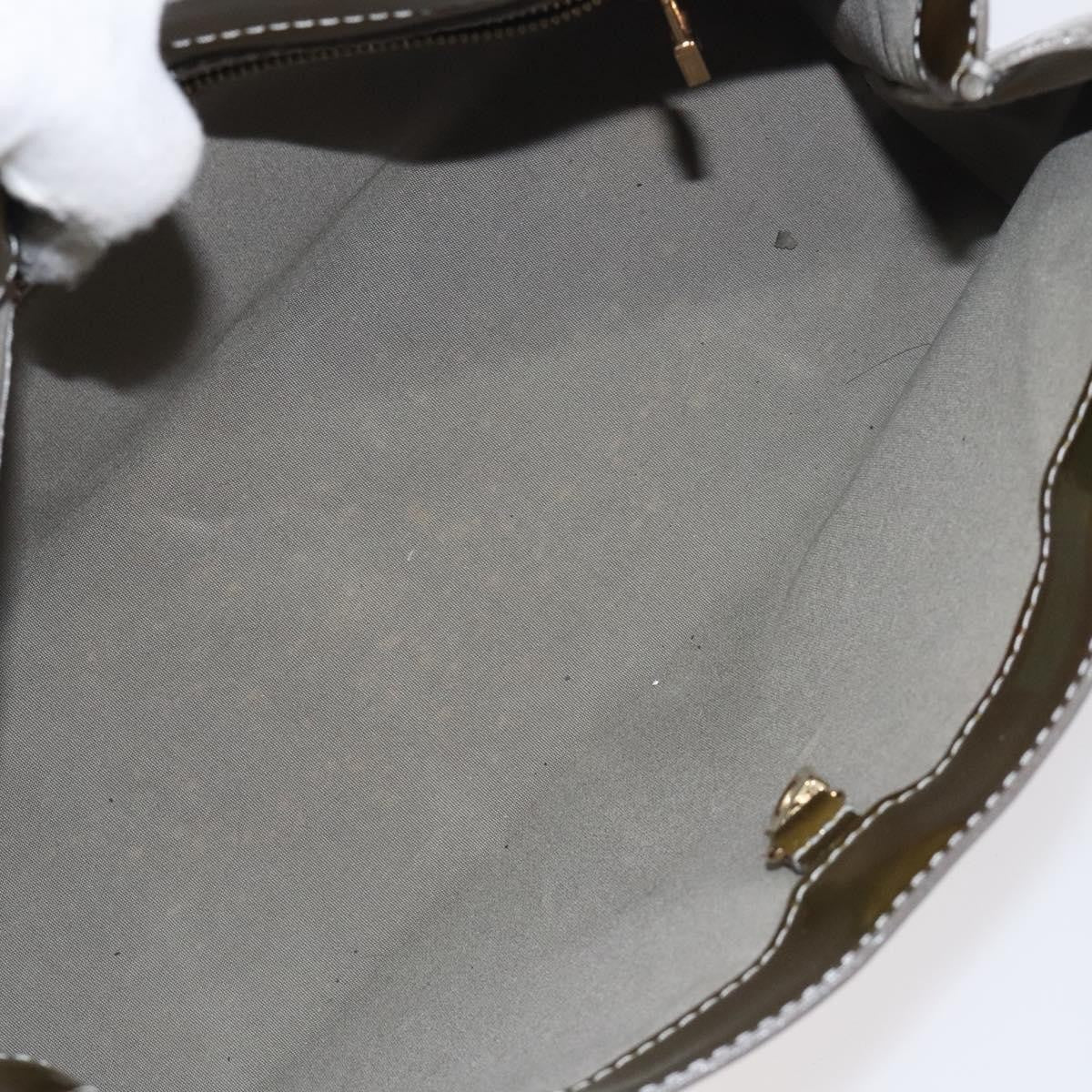 Louis Vuitton LOUIS VUITTON Monogram Vernis Wilshire PM Bag Gris Art Deco M91627 Authentic 129895