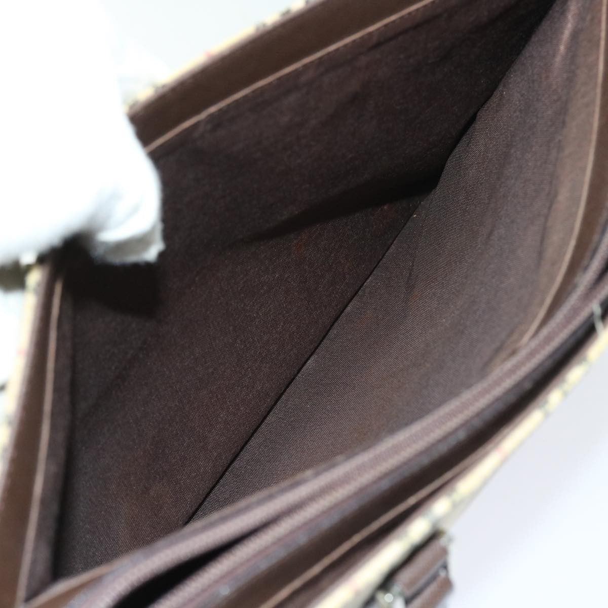 Burberry BURBERRY Nova Check Tote Bag Canvas Beige Authentic 56398