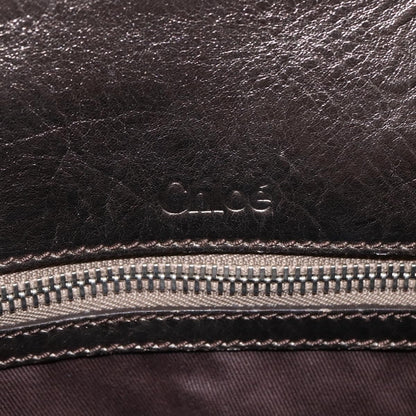 Chloé Chloé Chloe Tote Bag PVC Leather Gold Authentic 162332