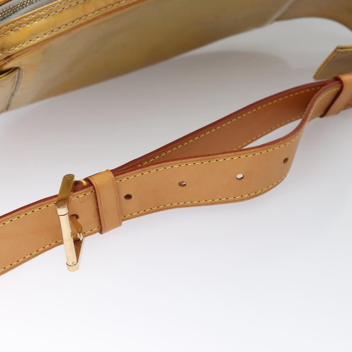 Louis Vuitton LOUIS VUITTON Monogram Vernis Fulton Waist bag Gris M91041 LV Authentic yk17565