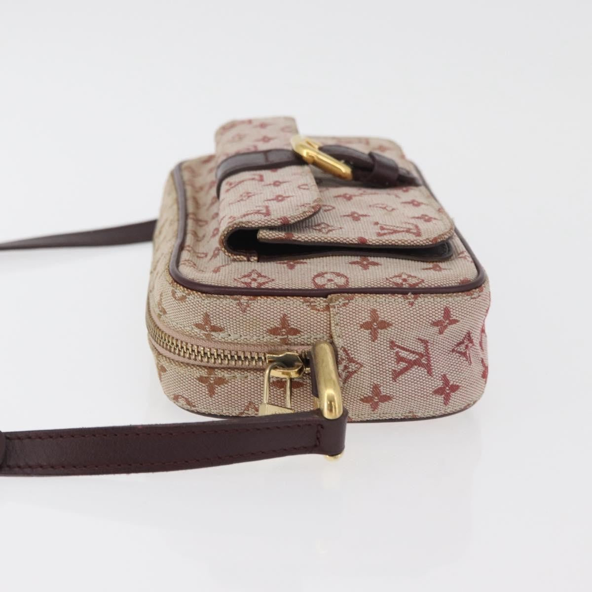Louis Vuitton LOUIS VUITTON Monogram Mini Juliet MM Shoulder Bag Red M92219 LV Authentic 177057