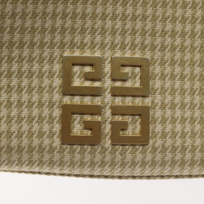 Givenchy GIVENCHY Staggered Pattern Shoulder Bag Canvas Beige Authentic 130221