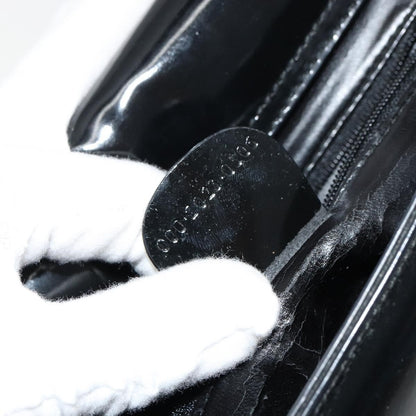 Gucci GUCCI Soho Shoulder Bag Patent leather Black Silver Authentic 179948