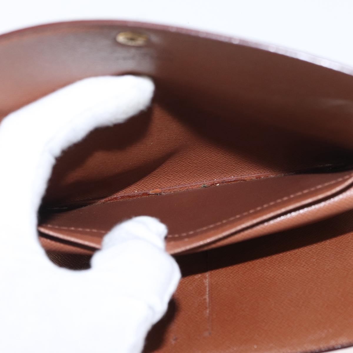 Louis Vuitton LOUIS VUITTON Monogram Porte Tresor Etui Papie Wallet M61202 LV Authentic bs31247 Bag