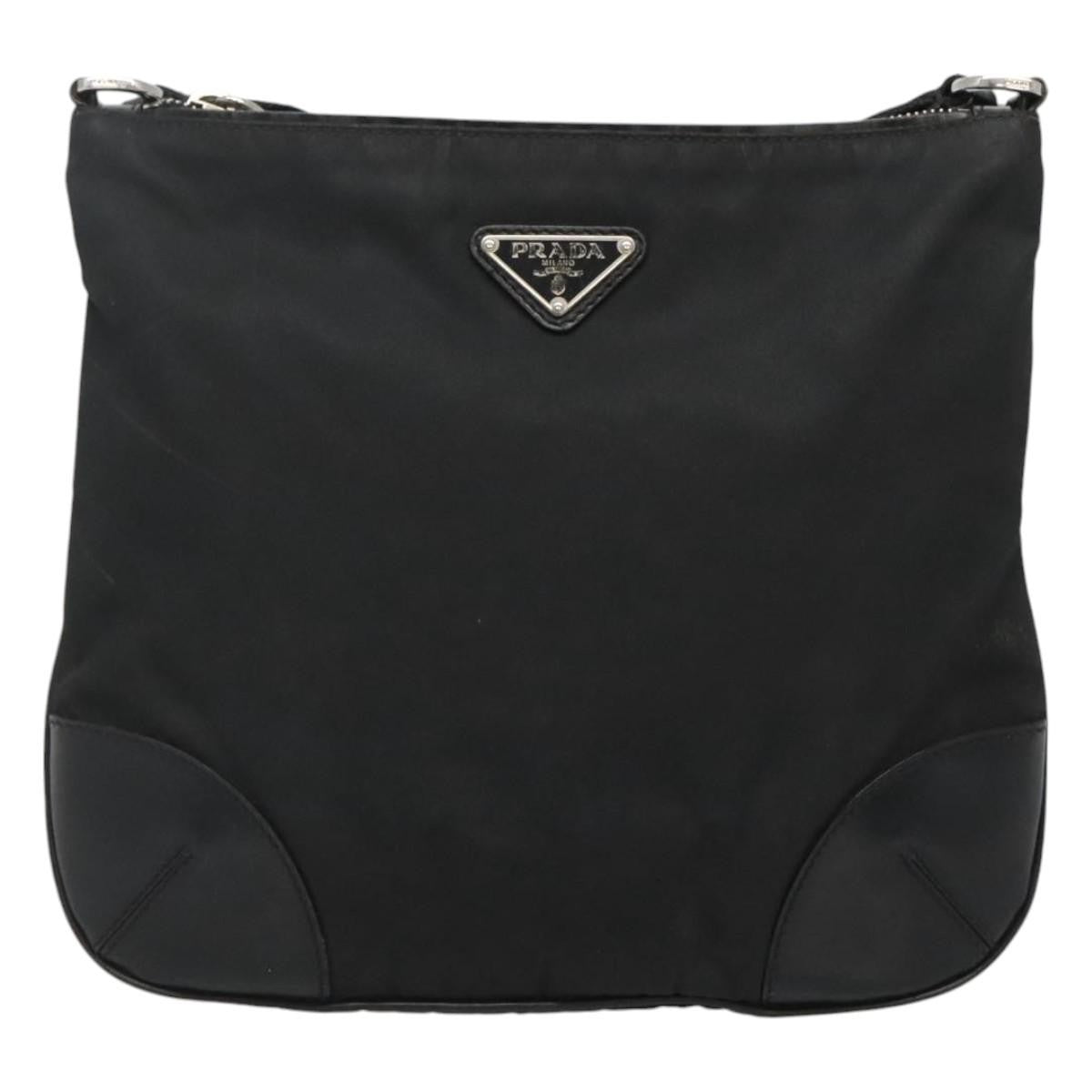 Prada PRADA Shoulder Bag Nylon Black Authentic 119572