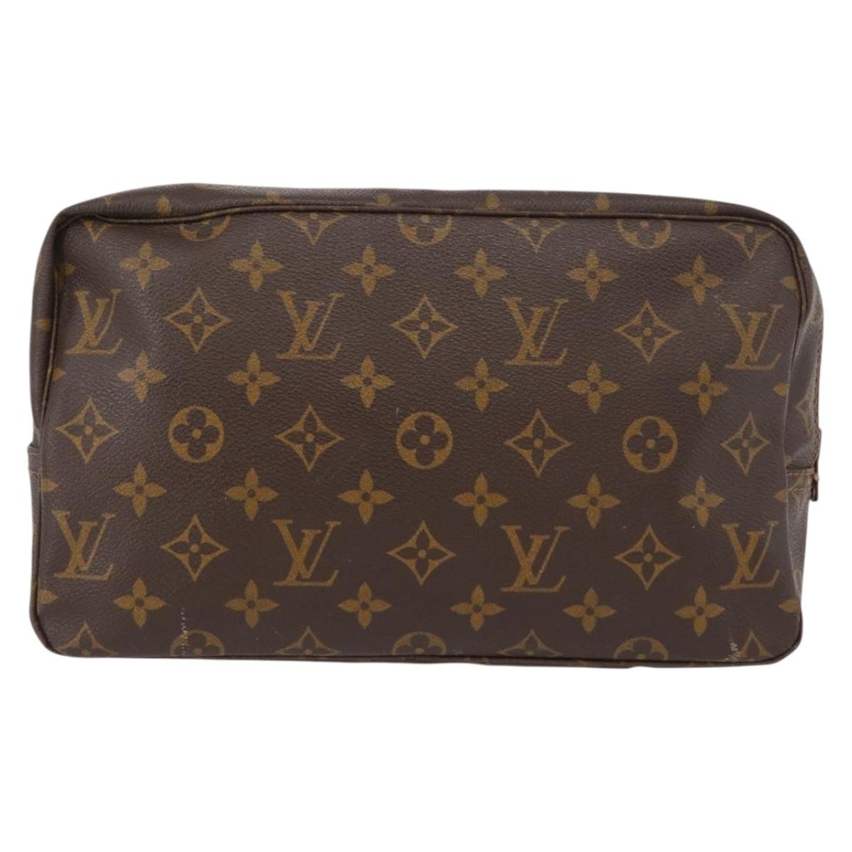 Louis Vuitton LOUIS VUITTON Monogram Trousse Toilette 28 Clutch Bag M47522 LV Authentic YKZ381