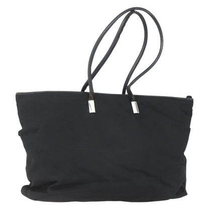 Gucci GUCCI Tote Bag Nylon Black Silver 002 2123 0455 Authentic gh1622