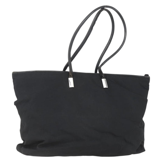 Gucci GUCCI Tote Bag Nylon Black Silver 002 2123 0455 Authentic gh1622