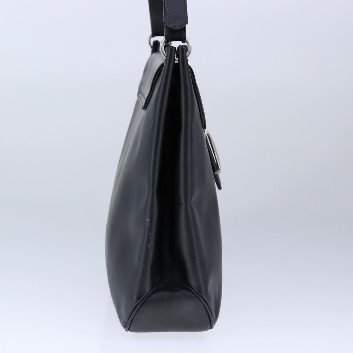 Salvatore Ferragamo Salvatore Ferragamo Shoulder Bag Patent leather Black Authentic bs21286