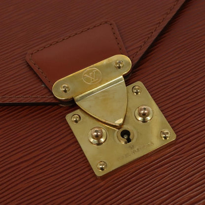 Louis Vuitton LOUIS VUITTON Epi Serviette Conseiller Briefcase Brown M54423 LV Authentic BA4610 Bag