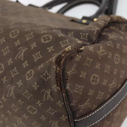 Louis Vuitton LOUIS VUITTON Mini Lin Speedy Bandouliere 30 Bag Brown M95224 Authentic BA9878