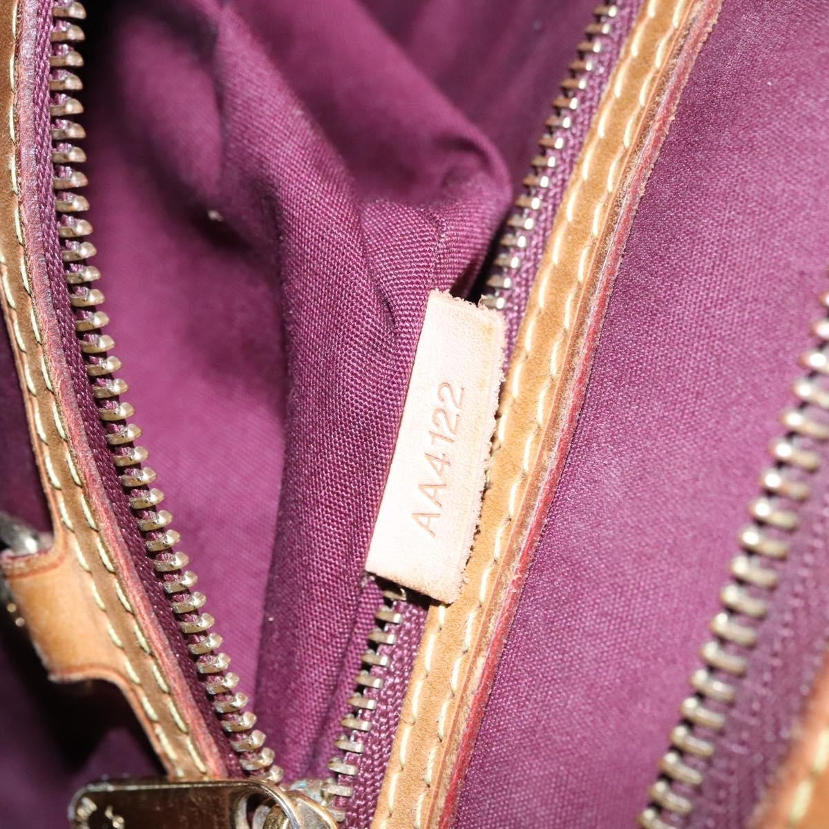 Louis Vuitton LOUIS VUITTON Vernis Blair MM Hand Bag 2way Rouge Favist M91690 LV Authentic EC506