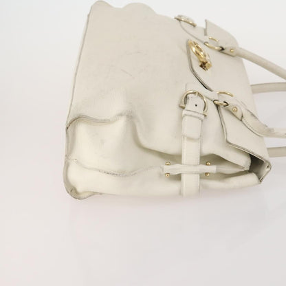 Salvatore Ferragamo Salvatore Ferragamo Hand Bag Patent leather 3 Set White Black Navy Authentic 162600