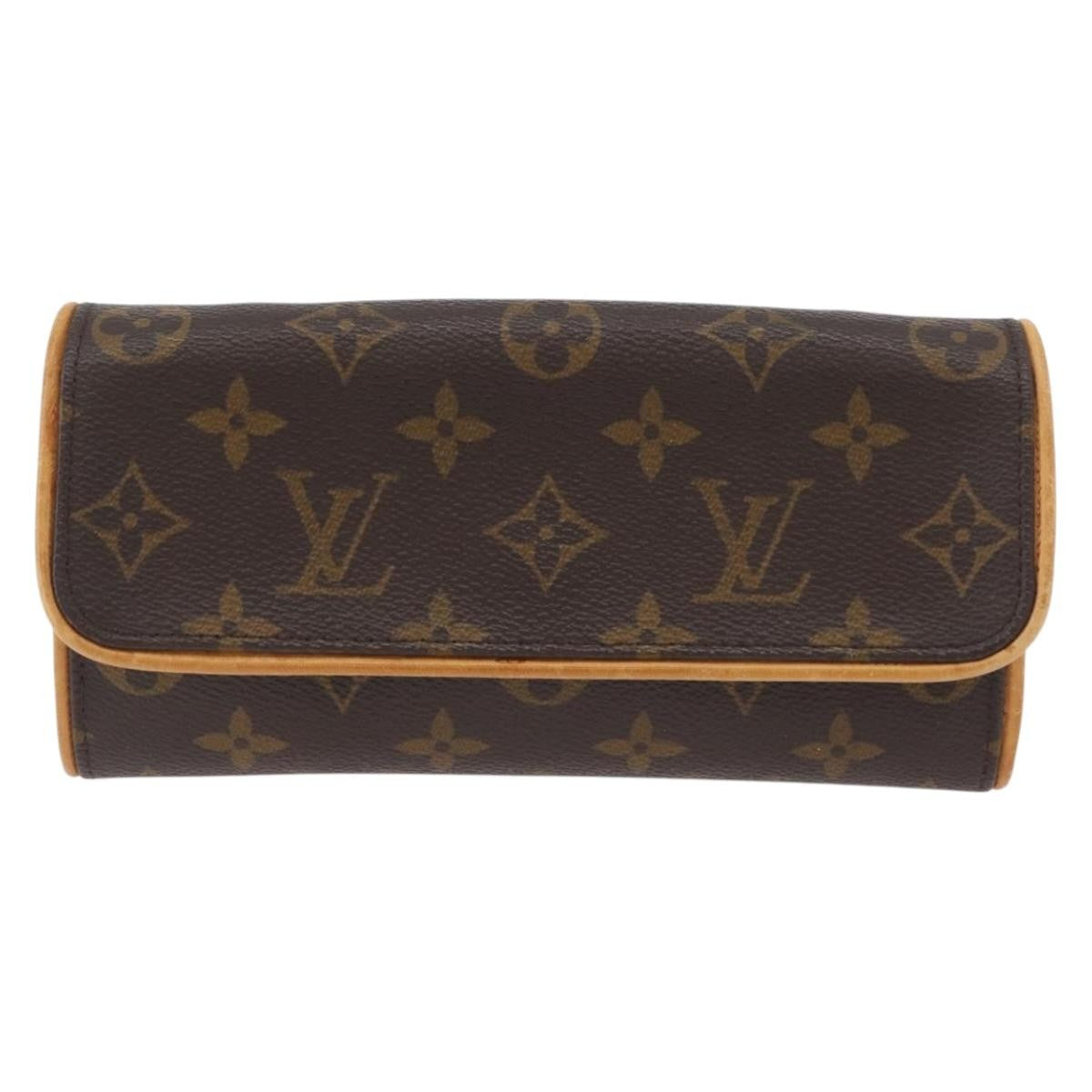 Louis Vuitton LOUIS VUITTON Monogram Pochette Twin PM Shoulder Bag M51854 LV Authentic ka3263
