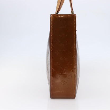 Louis Vuitton LOUIS VUITTON Monogram Vernis Columbus Tote Bag Bronze M91134 LV Authentic 145167