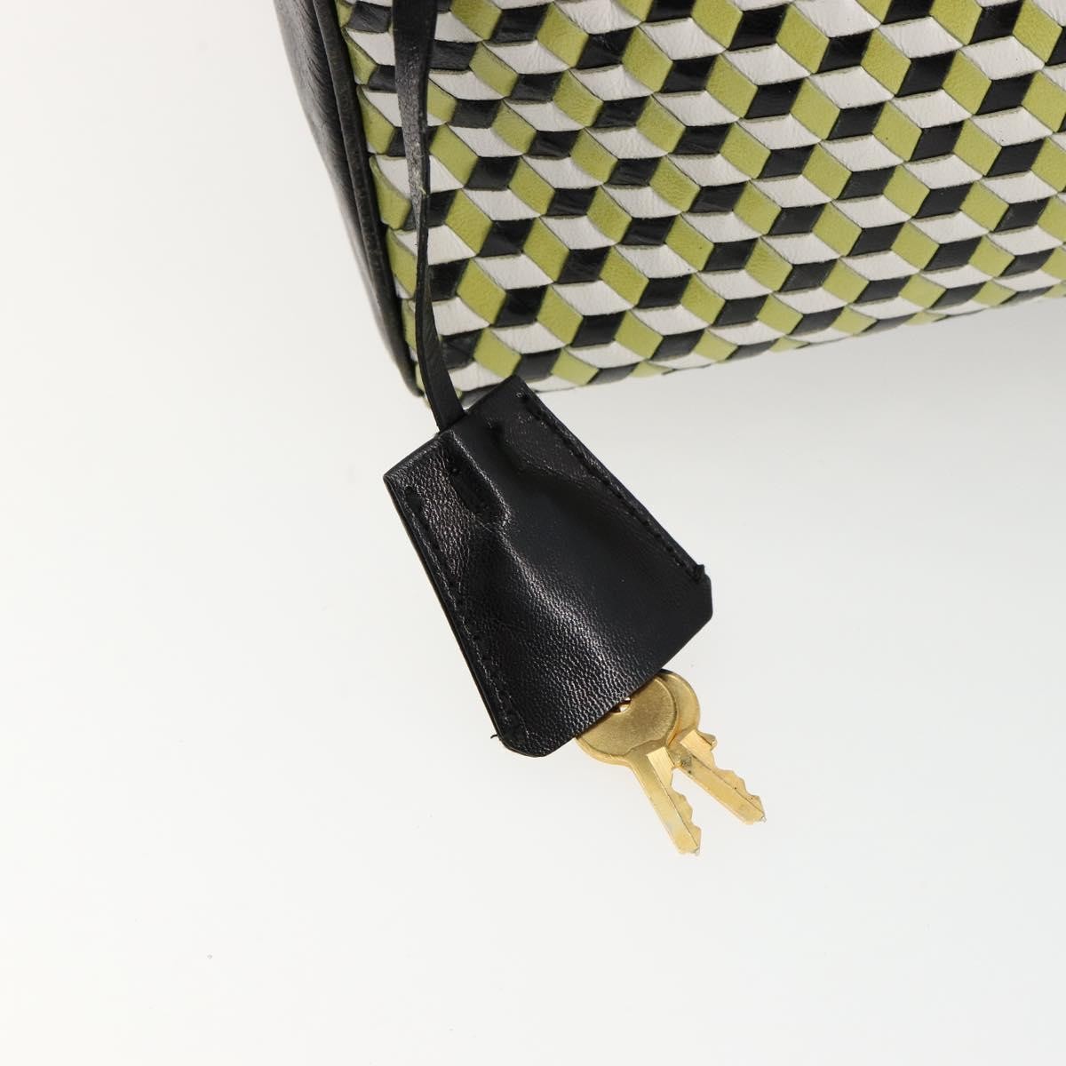 Prada PRADA Shoulder Bag Leather Yellow Gold Authentic bs35156