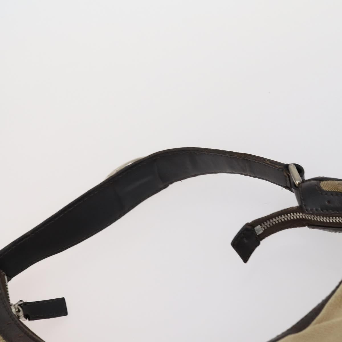 Gucci GUCCI Hand Bag Canvas nylon 4 Set Beige Black Green Authentic bs30536