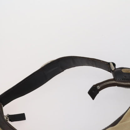 Gucci GUCCI Hand Bag Canvas nylon 4 Set Beige Black Green Authentic bs30536